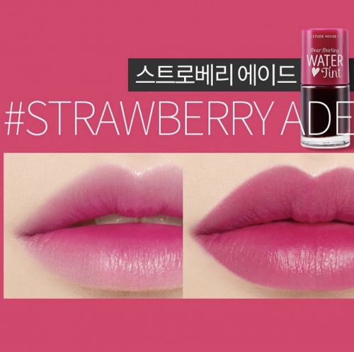 Etude        ,  #01 Strawberry Ade, Dear Darling Water Tint  4