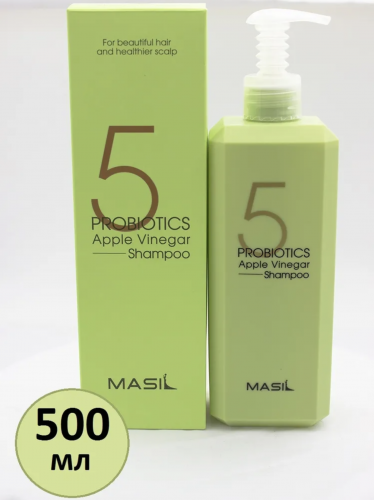 Masil         500 , 5 Probiotics apple vinegar shampoo  2