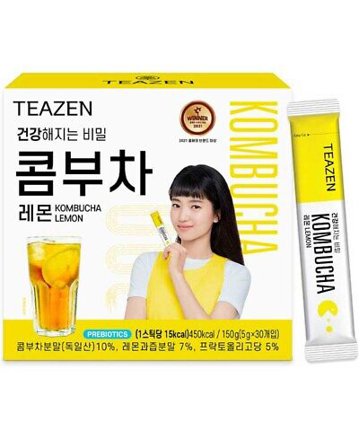 Teazen     , 40  ( ), Kombucha Lemon Prebiotics 40ea