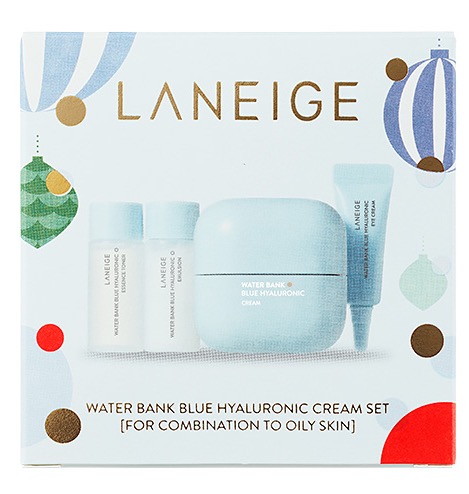 Laneige Премиальный набор средств для интенсивного увлажнения кожи  Holiday Water Bank Blue Hyaluronic Cream Set