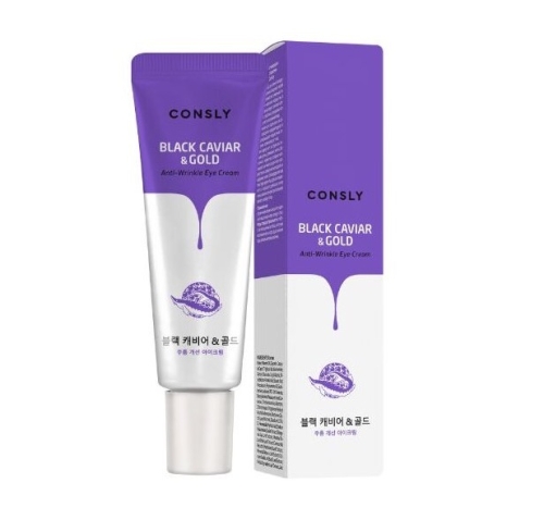 Consly ���� ��� ��� �� ������ � ������ ����� � �������, Black Caviar & Gold Anti-Wrinkle Eye Cream