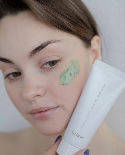 Fraijour Очищающая маска для лица с растительными экстрактами  Original Artemisia Steam Mask фото 10
