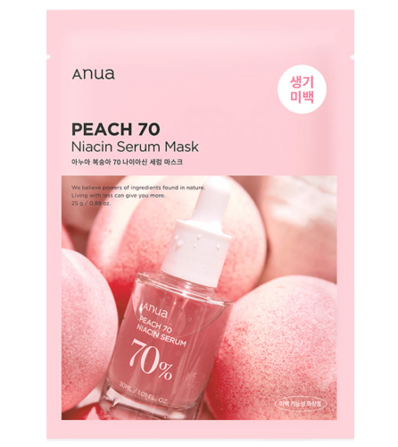 Anua         , Peach 70% Niacin Serum Mask