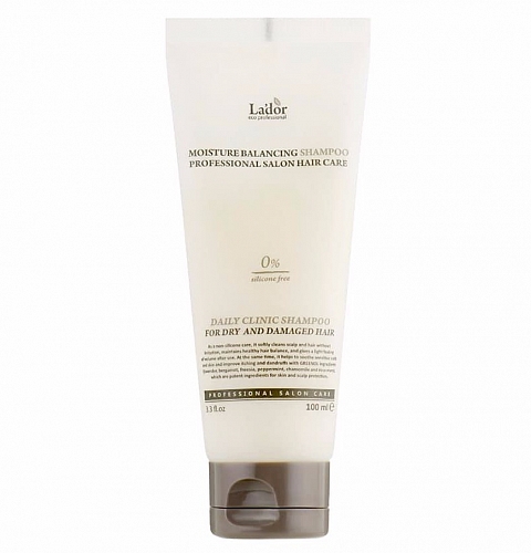 Lador Шампунь для волос увлажняющий без силиконов мини  Daily clinic moisture balancing shampoo mini