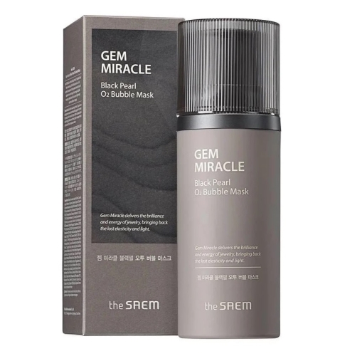 The SAEM        , Gem Miracle Black Pearl O2 Bubble Mask