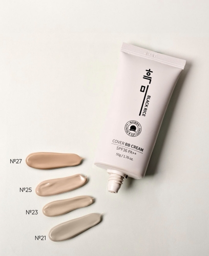 Black Rice ��������� ��-���� � ���������� ������� ����, ������� 23, Cover bb cream 23, SPF36 PA++ ���� 3