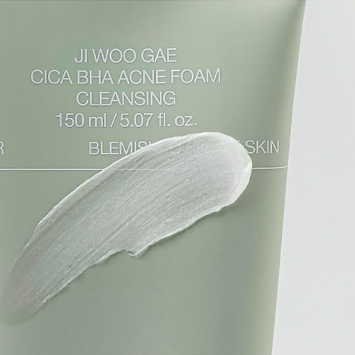 Celimax       , Ji Woo Gae Cica BHA Acne Foam Cleansing  4