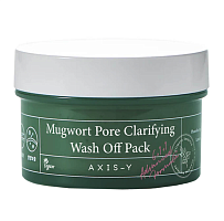 AXIS-Y Очищающая глиняная маска с артишоком и полынью, Mugwort Pore Clarifying Wash Off Pack