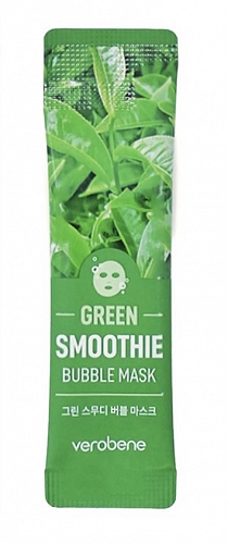 Verobene Пузырьковая маска для лица «зелёный смузи»  Green Smoothie Bubble Mask