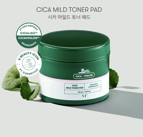 VT  -    , 60 , Cosmetics Cica Mild Toner Pad  2