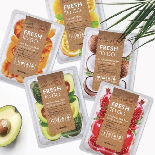 Tony Moly �������� ����� � ���������� ������� ����, Fresh To Go Yuja Mask Sheet ���� 3