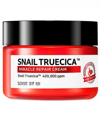 Some by mi Крем для лица с муцином улитки и центеллой, Snail Truecica Miracle Repair Cream