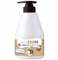 Kwailnara Увлажняющий крем-гель для душа "Кокосовое молоко"  Coconut milk body cleanser deep hydration