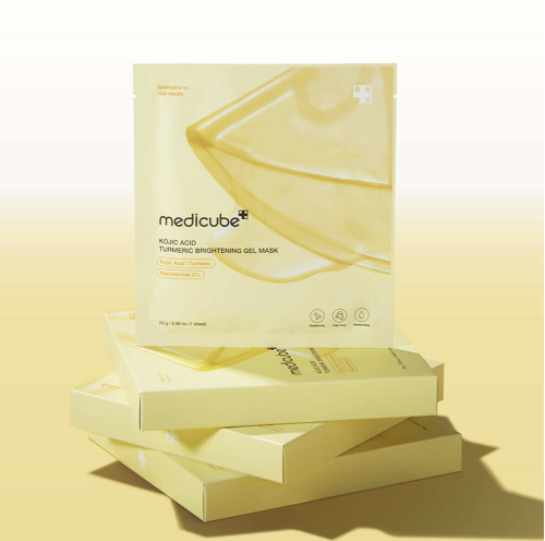 Medicube ������������ ����� � ���������, ��������� � � ������������, Kojic Acid Turmeric Brightening Gel Mask ���� 2