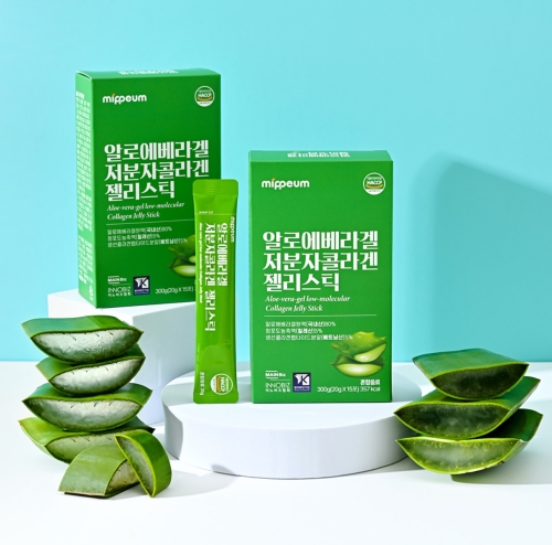 Mippeum     , 15 , Aloe Vera Gel Low-Molecular Collagen Jelly Stick  4