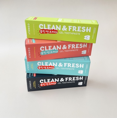 Consly      +    Clean&fresh gel toothpaste ginkgo biloba & seaweed  5