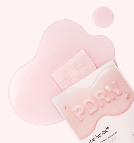 Medicube �������� ����� � PDRN ������ � ����������, PDRN Pink Vita Coating Mask ���� 4