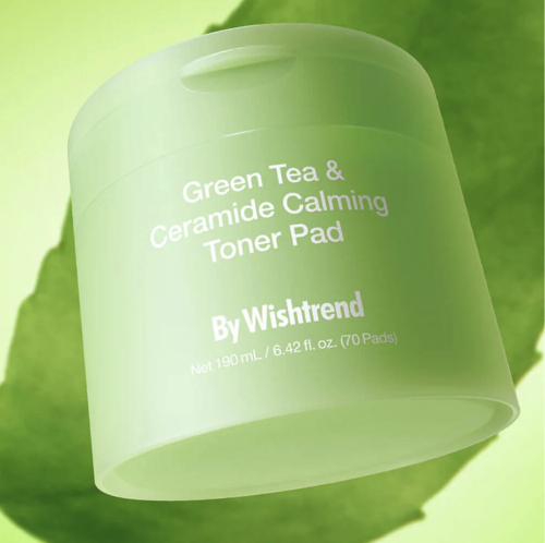 By Wishtrend ������������� ���� � ���������� � ������ ���� (70 ��), Green Tea & Ceramide Calming Toner Pad ���� 6