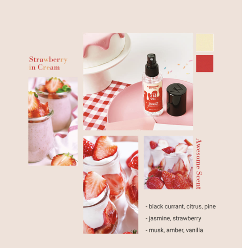 W.Dressroom  ,  No.314 Strawberry in cream, Dress&Living Clear Perfume  3