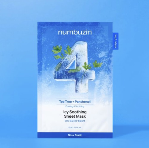Numbuzin ����������� �������� ����� � ��������� � ���� ����, No.4 Icy Soothing Sheet Mask ���� 2