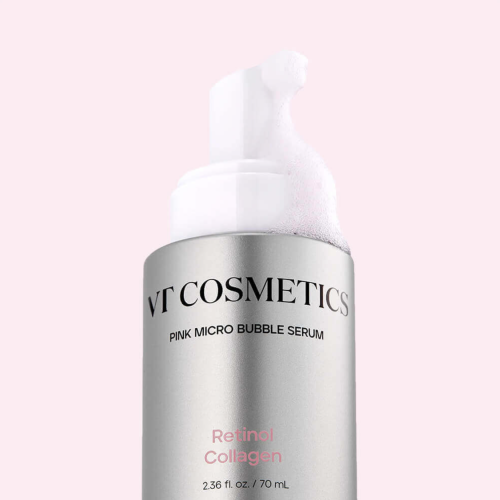 VT Микропузырьковая сыворотка с ретинолом и коллагеном Retinol Collagen Pink Micro Bubble Serum фото 3 VT Микропузырьковая сыворотка с ретинолом и коллагеном Retinol Collagen Pink Micro Bubble Serum фото 3