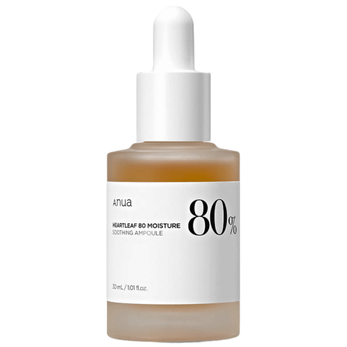 Anua       80%, Heartleaf 80% Moisture Soothing Ampoule