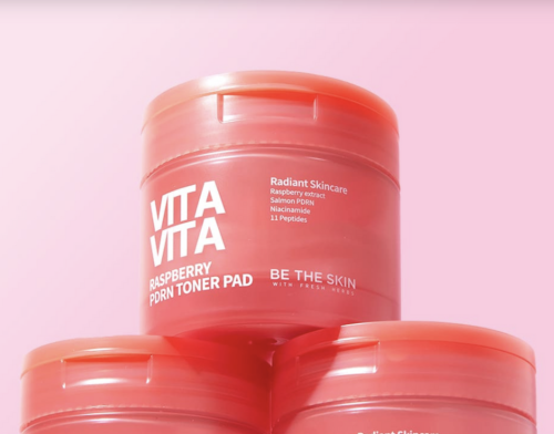 Be The Skin �����-���� � ���� � �������, 60 ��, Vita Vita Raspberry PDRN Toner Pad ���� 3