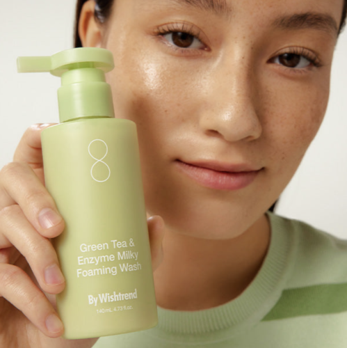 By Wishtrend  -       , Green Tea & Enzyme Milky Foaming Wash  3