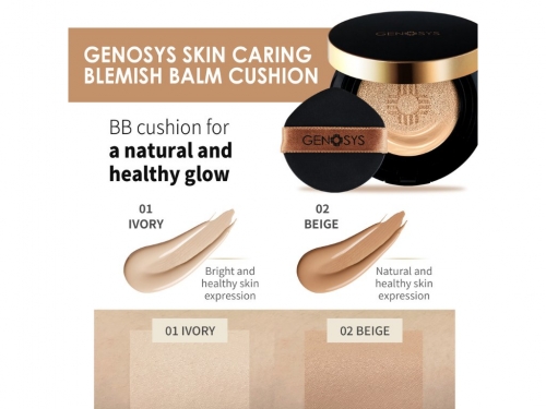 Genosys   anti-age    ,  01 Ivory, Skin Caring Blemish Balm Cushion  5