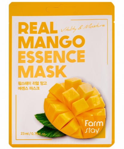 FarmStay Тканевая маска с манго  Real mango essence mask