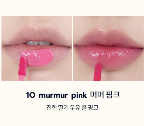 Rom&nd     ,  10 Murmur Pink, Dewy-ful Water Tint  6