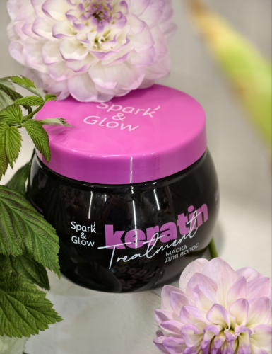 Spark&Glow ����� ��� ����� � �������� ��������, Hair Mask With Keratin Effect ���� 4