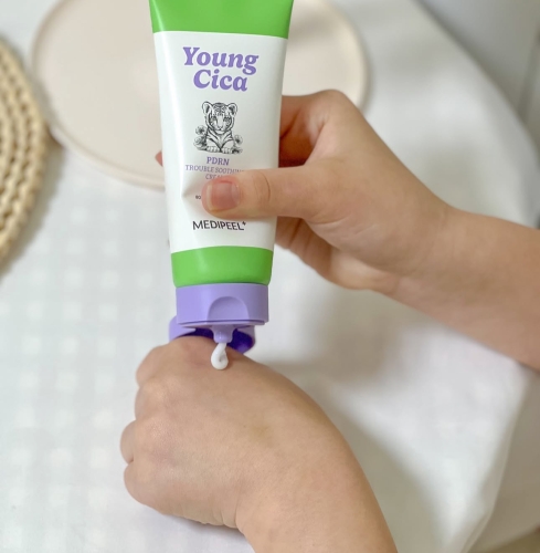 MEDIPEEL    ,   , Young Cica PDRN Trouble Soothing Cream  3