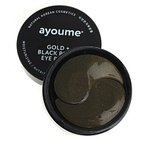 Ayoume ������������ ����� � �������� � �������, Gold + Black Pearl Eye Patch