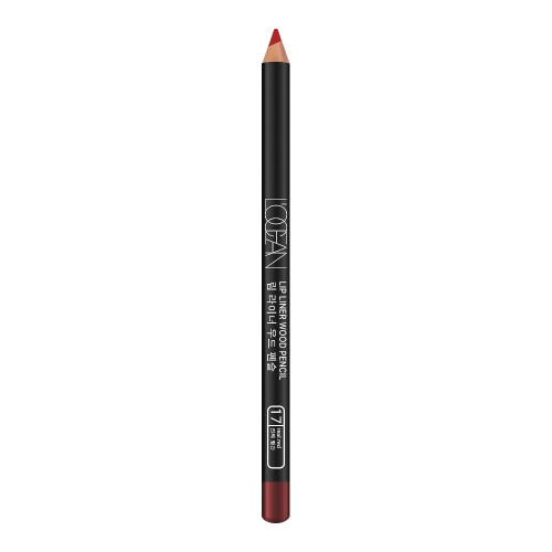 L'OCEAN   ,  17 Real Red, Lip Liner Wood Pencil