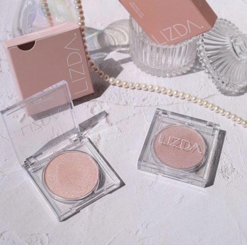 Lizda     ,  02 Rose Coral, Glossy Fit Highlighter  2