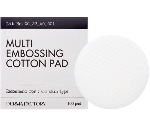 Derma Factory  ()   , 100 ,  EDLP Multi Embossing Cotton Pad