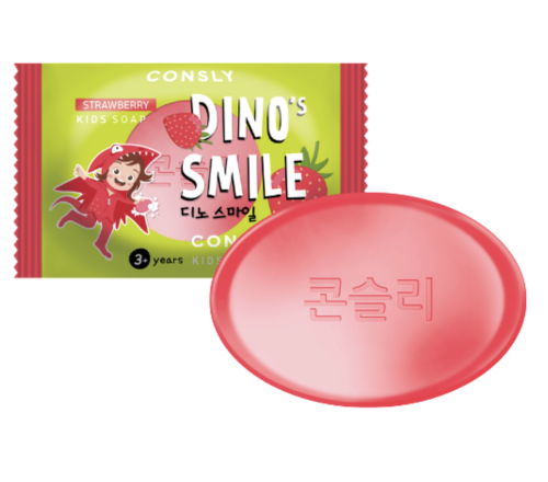 Consly ������ ������� ���� "��������", Dino's Smile Strawberry Kids Soap