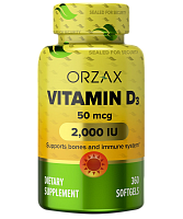 [] Orzax  D3 2000 .  -, 360   Vitamin D3 2000 IU, 50 mcg 360 Mini Softgel