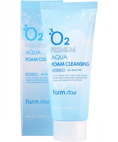 FarmStay      O2 premium aqua foam cleansing