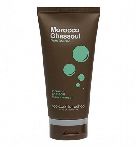 Too cool for school Пенка для умывания с марокканской глиной  Morocco ghassoul pore solution foam cleanser