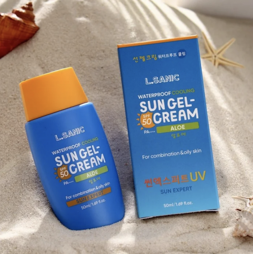 L.Sanic   -     Sun Expert Aloe Waterproof Cooling Sun Gel-Cream SPF50 PA++++  2