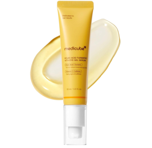 Medicube ����������� ����-��������� ��� ��� ������ ����� ������ � �����,  Kojic Acid Turmeric Vita Eye Gel Serum