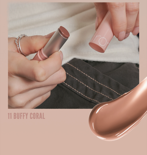 Rom&nd     ,  11 Buffy Coral, Glasting Melting Balm  3