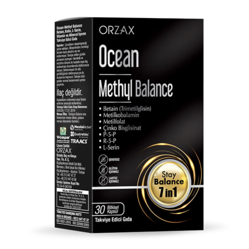 [������] Orzax ������� �������� ��������� ������ B, 30 ������, Ocean Methyl Balance 30 Capsules