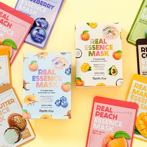 FarmStay -  , 12 , Real Essence Mask 12 Combo Pack  2
