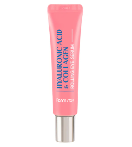 FarmStay -       , Hyaluronic Acid&Collagen Rolling Eye Serum