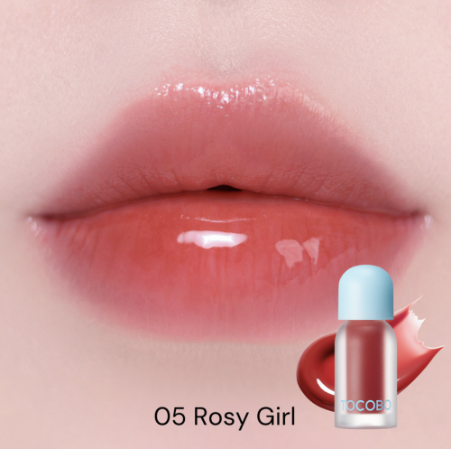 TOCOBO  -  ,  05 Rosy Girl, Juicy Berry Plumping Lip Oil Glam Max  3