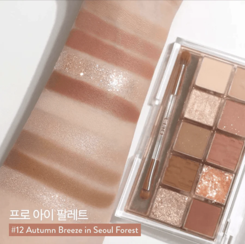 CLIO ������� ����� ��� ��� 10 ������, ������� 12 Autumn Breeze In Seoul Forest, Pro Eye Palette ���� 2