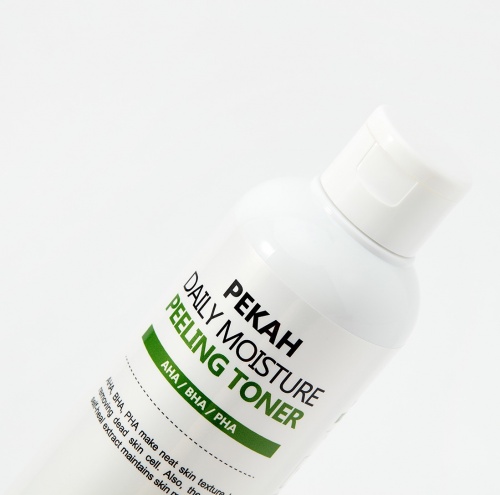 Pekah Тонер для лица с кислотами и чайным деревом  Daily moisture peeling toner фото 3